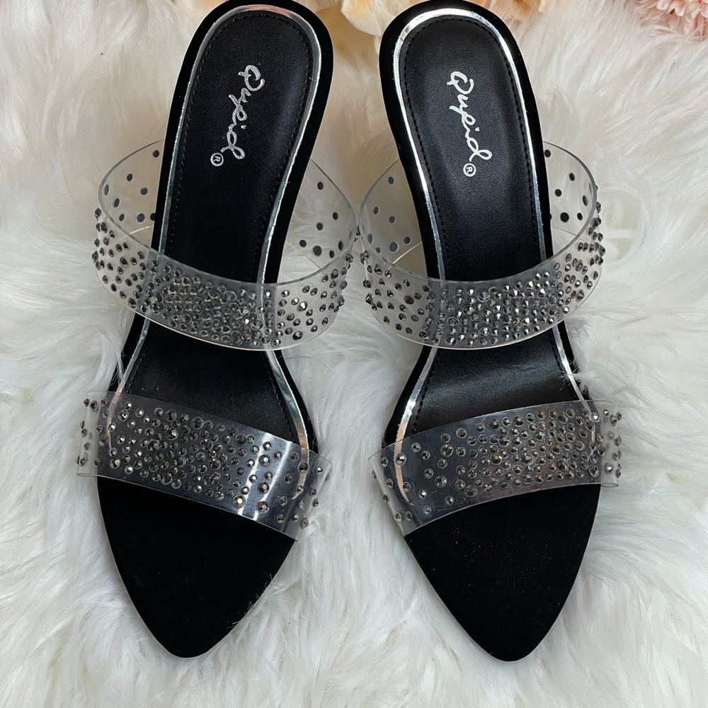 Qupid Slip On Heels